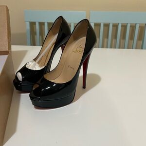 Christian Louboutin Black Patent Heels